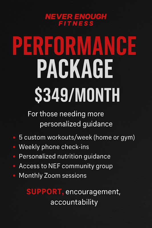 Performance Coaching Package – $349/month